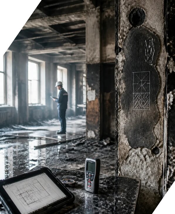 Обследование зданий после пожара в Пензе от 15398 р. | ЭкспертизаРоссия